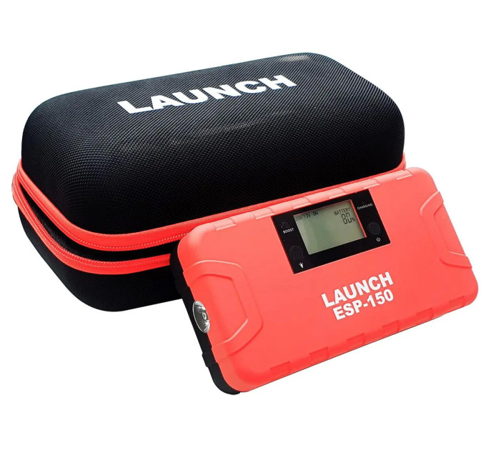 Пусковий пристрій для автомобіля 12V (повербанк 15000 mAh + ліхтарик) LAUNCH ESP-150