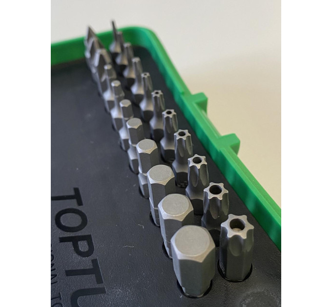 Набор бит и головок с трещоткой TOPTUL 1/4" 41ед. (12-гр.) GADW4502