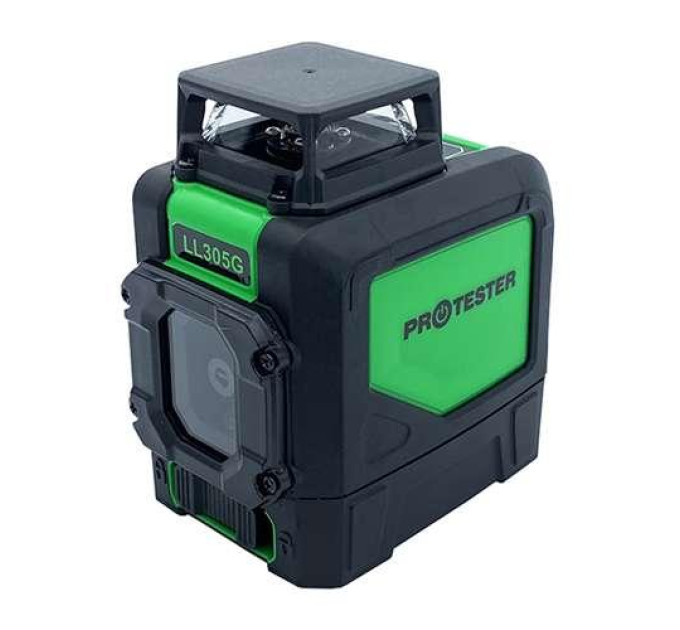 Построитель плоскостей лазерный H360°/1V, (зеленый луч) PROTESTER LL305G