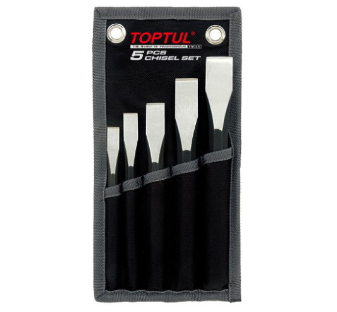 Набор зубил TOPTUL 5ед. в чехле GPAQ0505