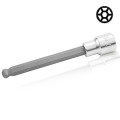 Насадка шестигранник HEX TOPTUL 5 мм 140мм 1/2" з кулею BCSA1605
