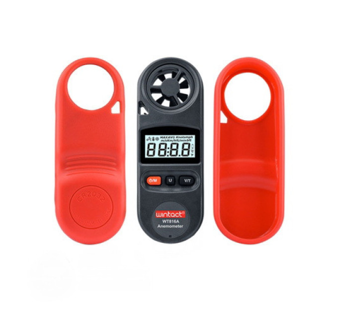 Анемометр цифровой 0,7-30м/с, -10-45°C WINTACT WT816A