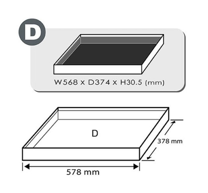 Набор инструмента в ложементе комбинированный 1/4", 1/2" 133ед. (тип D) TOPTUL GEDD348