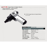 Пневмогайковерт для шиномонтажу TOPTUL 1/2" 271N/m 10000 об/хв KAAA1620