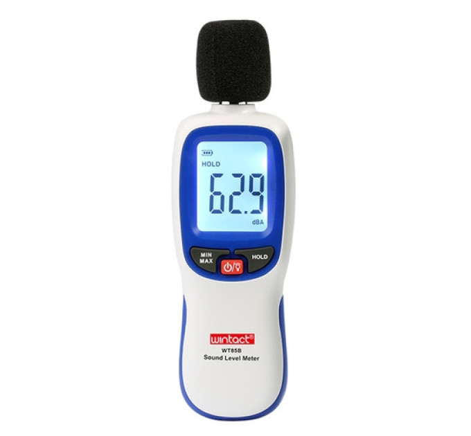 Измеритель шума (шумомер) Bluetooth 30-130 дБ WINTACT WT85B