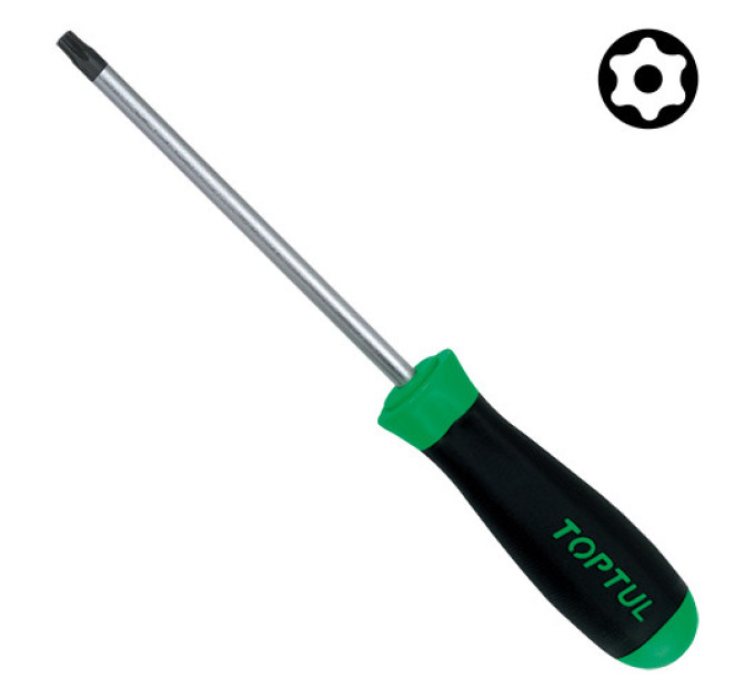 Отвертка TORX T25 с отверстием TOPTUL FEAB2510