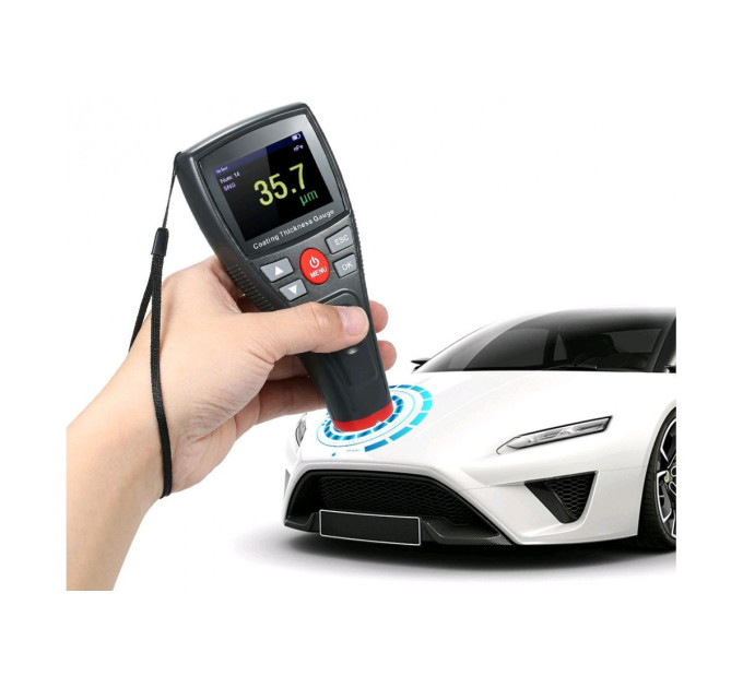 Прибор для измерения толщины краски (толщиномер) Fe, 0-1800мкм WINTACT WT2100