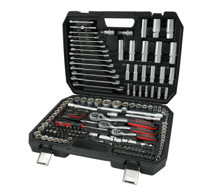 Набор инструмента комбинированный 1/4"&3/8"&1/2" 216ед. СТАНДАРТ ST-0216