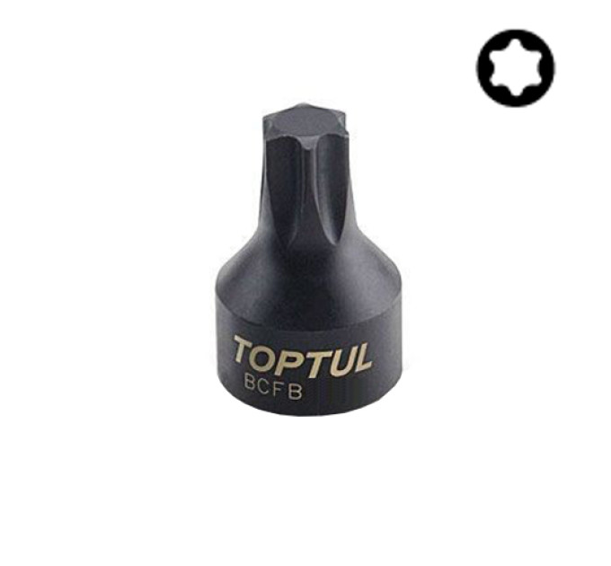 Головка TORX TOPTUL T40 1/4" (цілісна) BCFB0840
