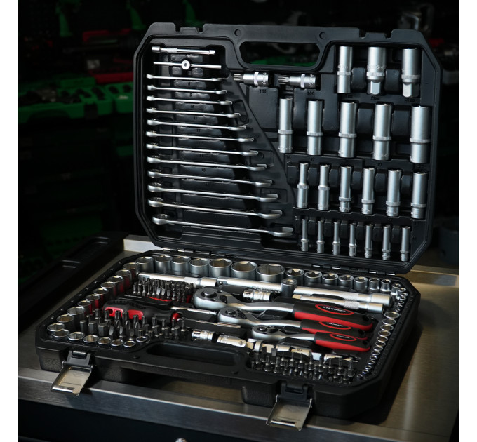 Набор инструмента комбинированный 1/4"&3/8"&1/2" 216ед. СТАНДАРТ ST-0216