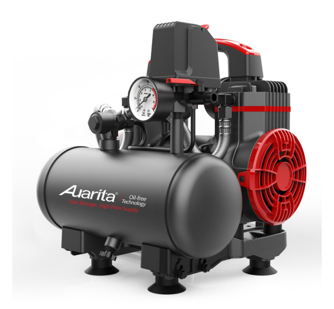 Компрессор безмасляный поршневой 3л 220В AUARITA 2-900F3-220
