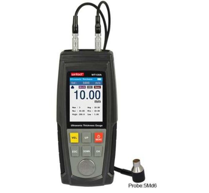 Толщиномер ультразвуковой 1-225мм WINTACT WT100A