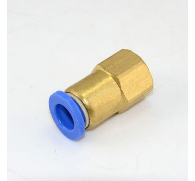 Пневмо соединение цанговое прямое 10мм*3/8" AIRKRAFT SPCF10-03