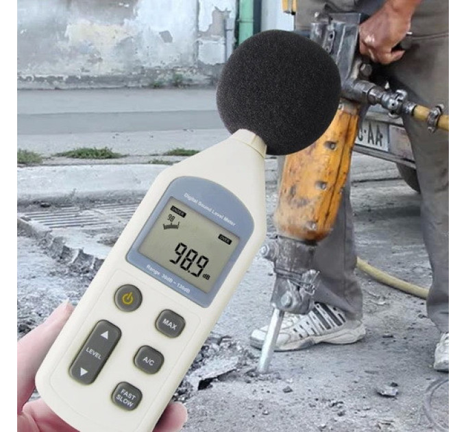 Измеритель уровня шума (шумомер) 30-130 дБ BENETECH GM1357