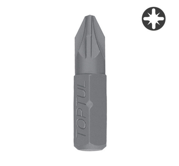 Бита-насадка PZ1 1/4" 25мм TOPTUL FSCA0801