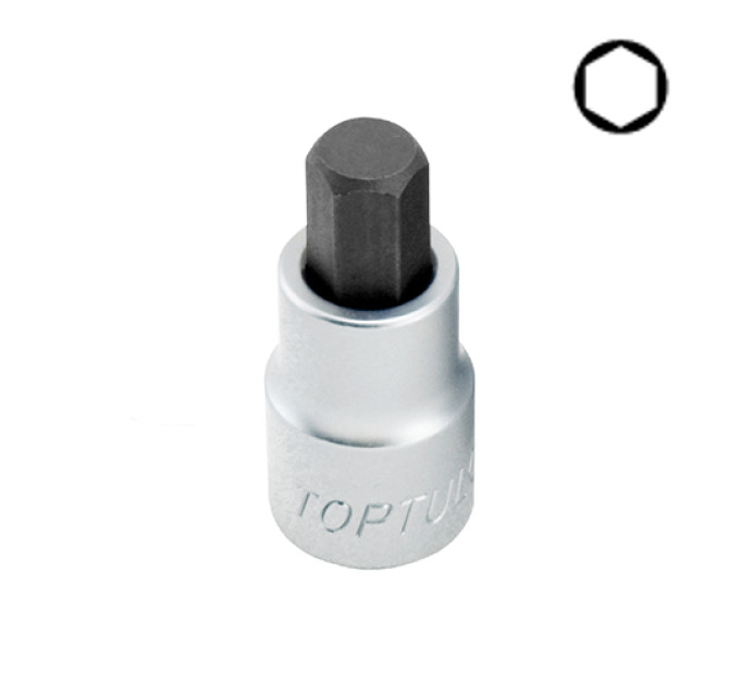 Торцевая насадка HEX TOPTUL 3мм 1/4" BCDA0803