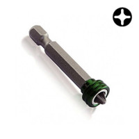 Біта магнітна TOPTUL 1/4" 50мм PH2 під шуруповерт Quick Change FQBB0802 Біта магнітна TOPTUL 1/4" 50мм PH2 під шуруповерт Quick Change FQBB0802