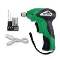 Викрутка акумуляторна TOPTUL 1/4" 6.4V 4.5Nm 265об/хв KPDB0805 Викрутка акумуляторна TOPTUL 1/4" 6.4V 4.5Nm 265об/хв KPDB0805