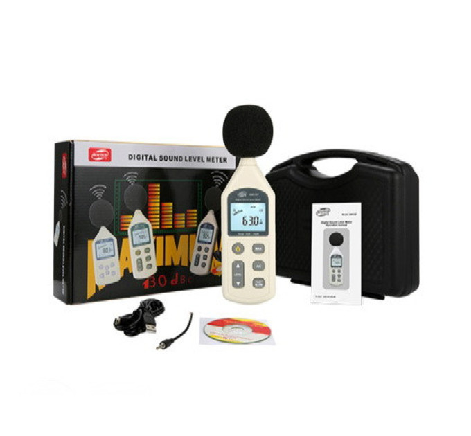Измеритель уровня шума (шумомер) 30-130 дБ BENETECH GM1357