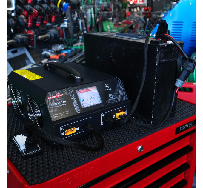 Зарядное устройство 2-канальное 28А 6-14S LiPo/LiHV 2800Вт 220В ULTRA POWER PROTESTER UP2800-14S