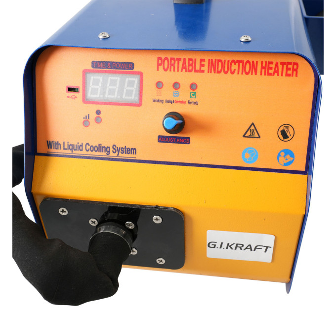 Индукционный нагреватель 3.5KW с жидкостным охлаждением 220V G.I.KRAFT WCIH-3.5KW
