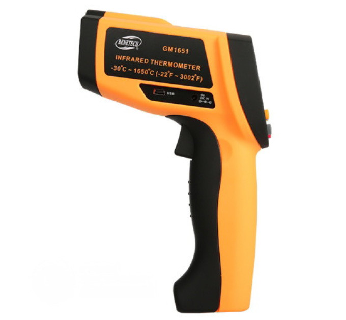 Пирометр промышленный USB -30-1650°C BENETECH GM1651