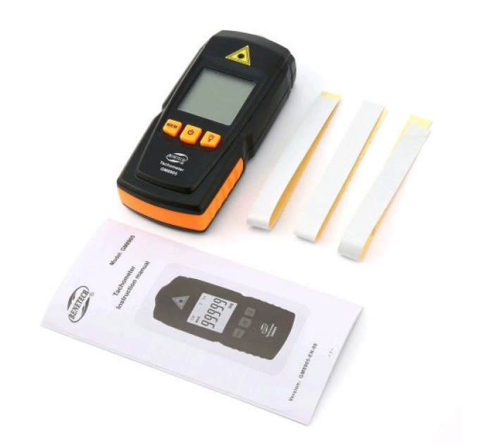 Тахометр бесконтактный (2,5-99999 об/мин) BENETECH GM8905