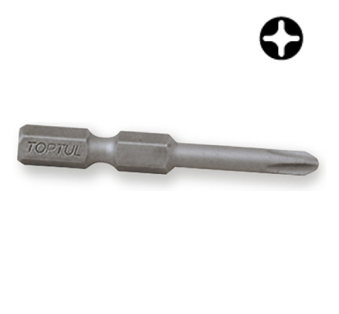 Біта магнітна TOPTUL 1/4" 50мм PH2 (під шуруповерт) FSLA0802