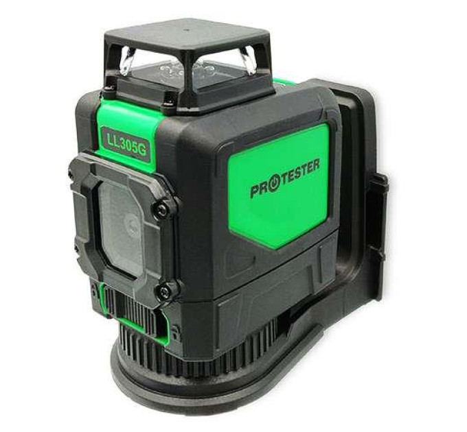 Построитель плоскостей лазерный H360°/1V, (зеленый луч) PROTESTER LL305G