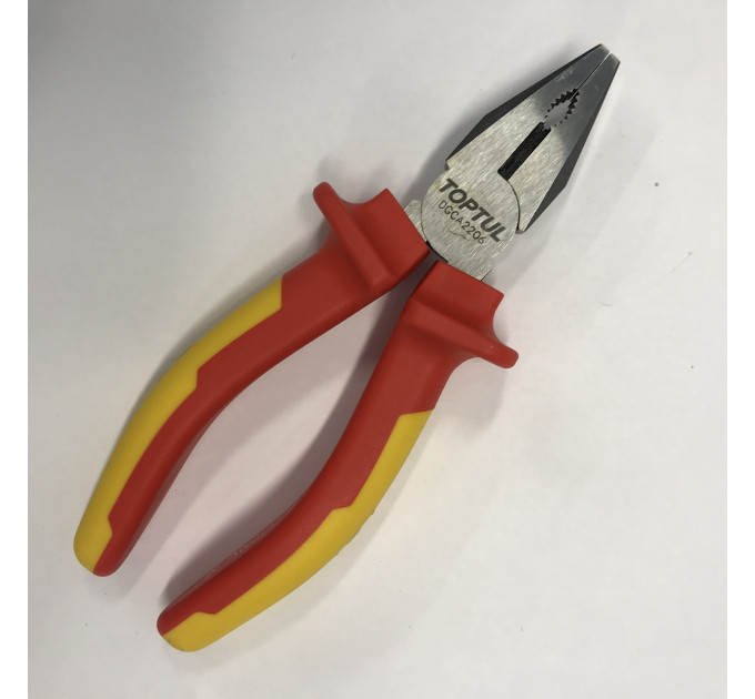 Пассатижи электрика 6" изолированные 1000V VDE TOPTUL DGCA2206