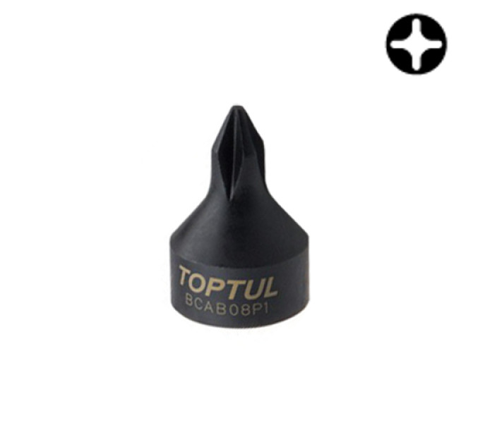Торцева головка TOPTUL PH3 1/4" (цілісна) BCAB08P3