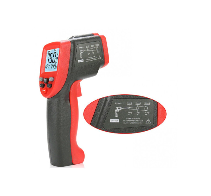 Пирометр бесконтактный цифровой -50-950°C WINTACT WT900