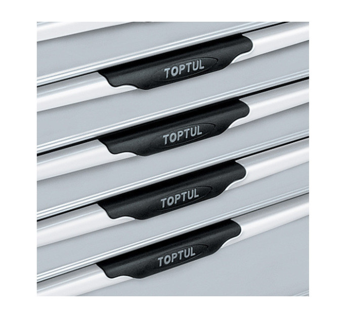 Тележка инструментальная профессиональная TOPTUL (Pro-Line) 7 секций (красная) TCAC0702