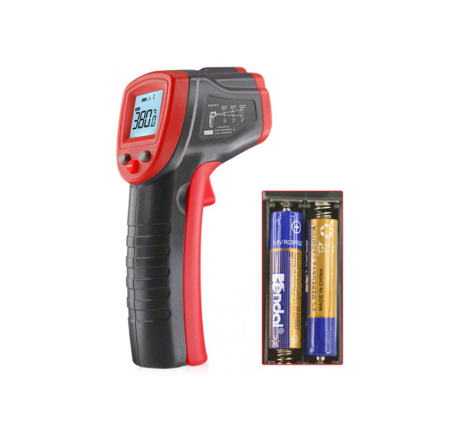 Бесконтактный инфракрасный термометр (пирометр) -50-380°C WINTACT WT320