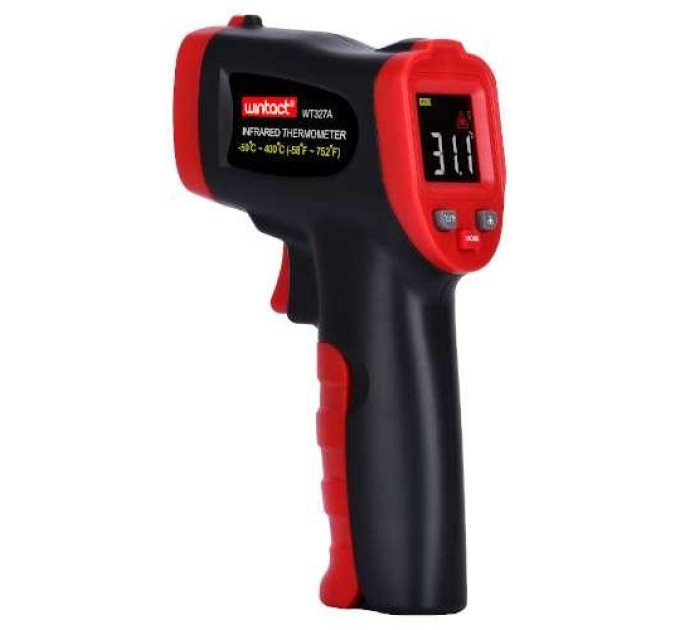 ИК-пирометр промышленный цв. дисплей -50-400°C WINTACT WT327A