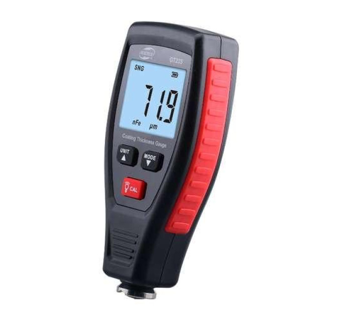 Толщиномер профессиональный электронный LCD-дисплей Fe/nFe, 0-1800мкм BENETECH GT235