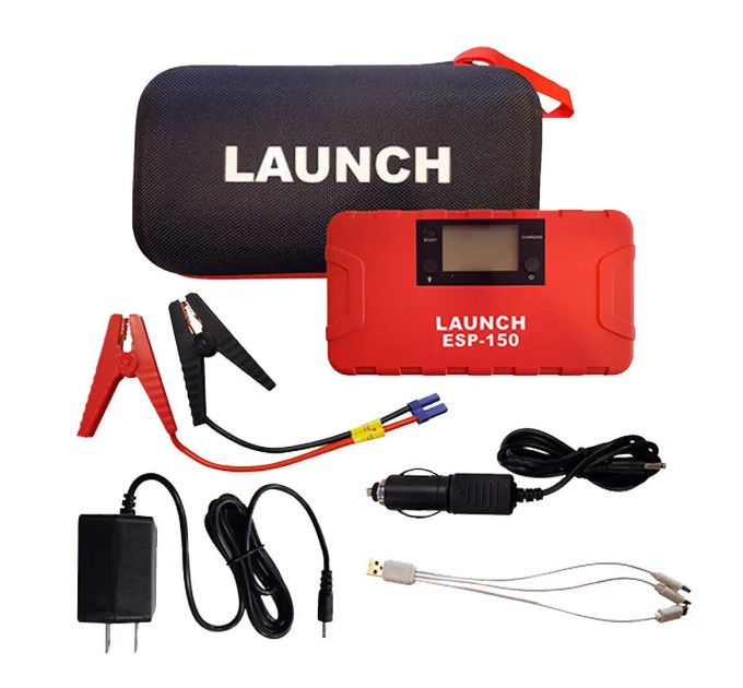 Пусковий пристрій для автомобіля 12V (повербанк 15000 mAh + ліхтарик) LAUNCH ESP-150