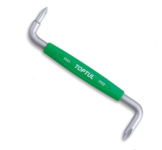 Викрутка викрутка хрестова S-подібна TOPTUL PH1xPH2 FBKA0102