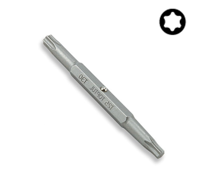 Бита двухсторонняя TOPTUL 1/4" T25xT30 L75мм FKCA2530