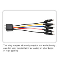 Тестер автомобильных реле 12V / 24V, 4-pin / 5-pin TOPTUL EAAE0124 Тестер автомобильных реле 12V / 24V, 4-pin / 5-pin TOPTUL EAAE0124