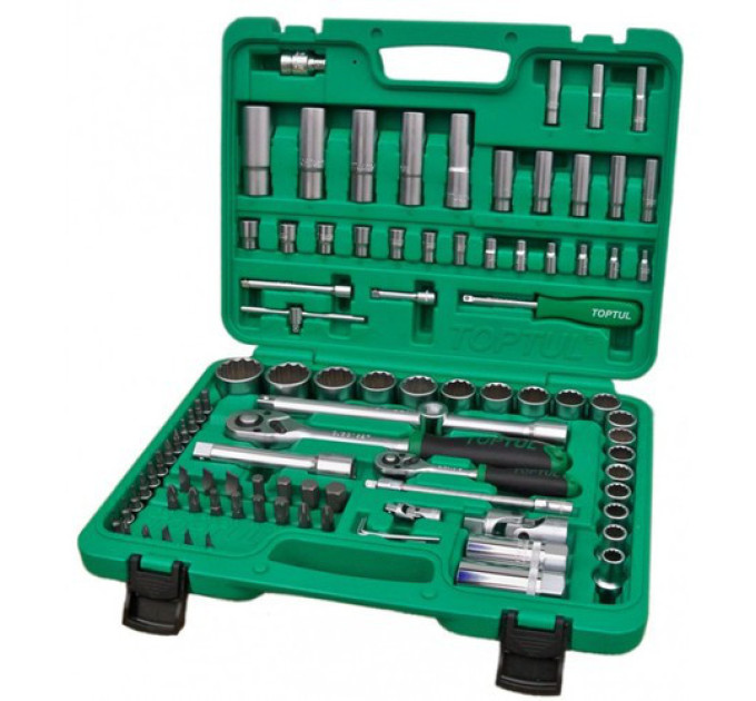 Набор ручного инструмента для авто 1/4", 1/2" 94ед. (12-гр.) TOPTUL GCAI094R1