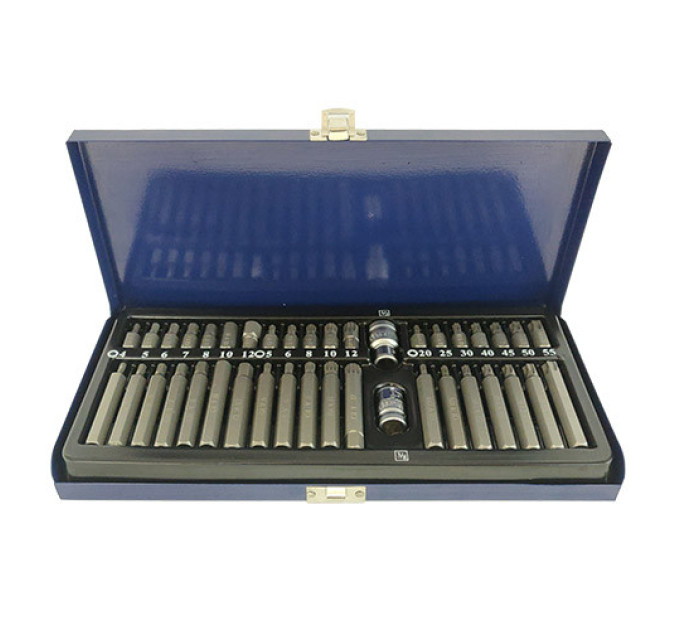 Набор бит 10мм HEX, TORX, SPLINE 40ед. СТАНДАРТ SDBS0040