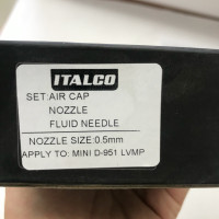 Форсунка 0,5мм для краскопультов D-951-MINI LVMP ITALCO NS-D-951-MINI-0.5LM