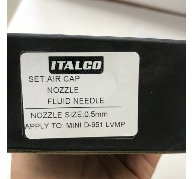 Форсунка 0,5мм для краскопультов D-951-MINI LVMP ITALCO NS-D-951-MINI-0.5LM