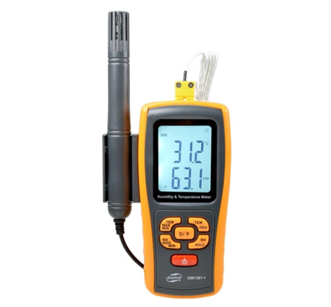 Термо-гигрометр Bluetooth 0-100%, -10-50°C BENETECH GM1361X