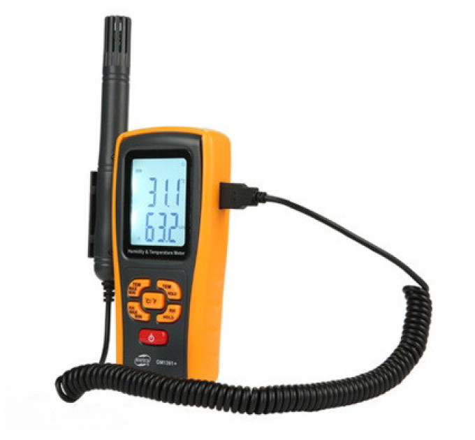Термо-гигрометр Bluetooth 0-100%, -10-50°C BENETECH GM1361X