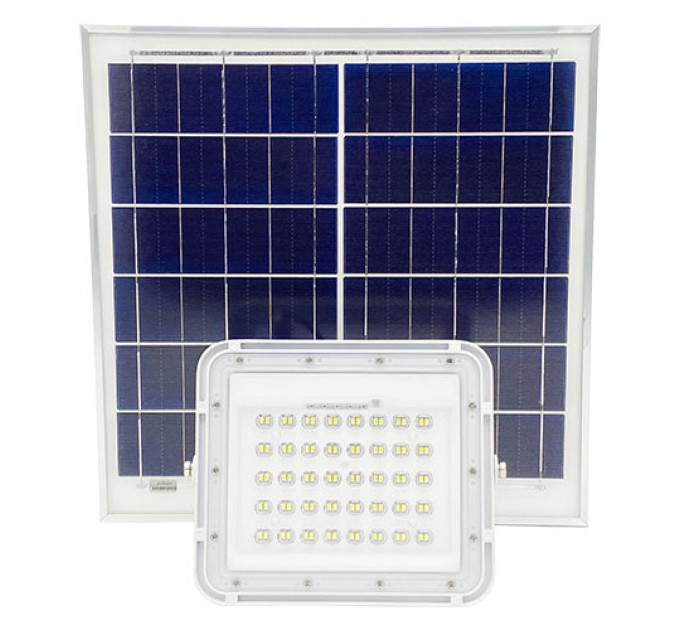 Прожектор светодиодный на солнечной батарее 150W аккумуляторный (LiFePO4, 30000mAh) 6V, 30W PROTESTER SLFL1501