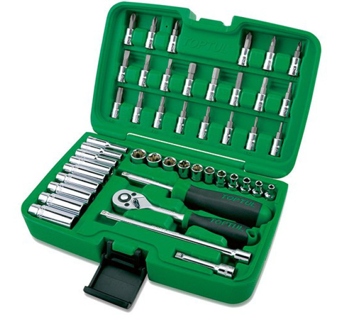 Профессиональный набор инструмента TOPTUL 1/4" 46ед. GCAI4601
